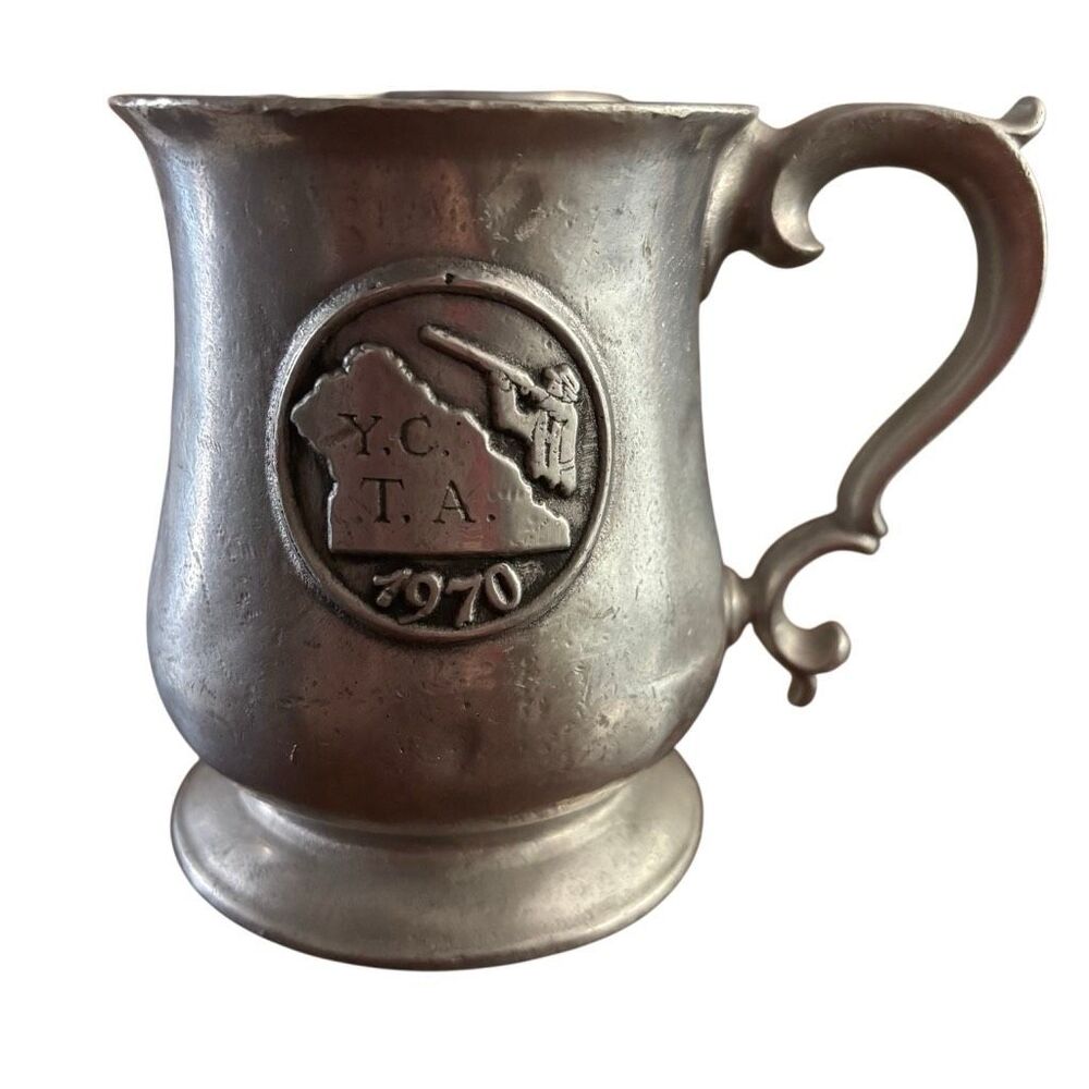 York County Trapshooting Association 1970 Wilton Armetale Pewter Tankard Mug